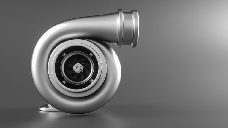Como instalar um sistema de escape em espiral para um melhor desempenho 21 car turbocharger isolated grey background