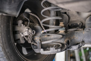 detail rigid axle car shock absorbers 1