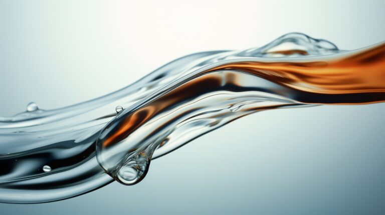 imagen abstracta de dos fluidos encontrandose