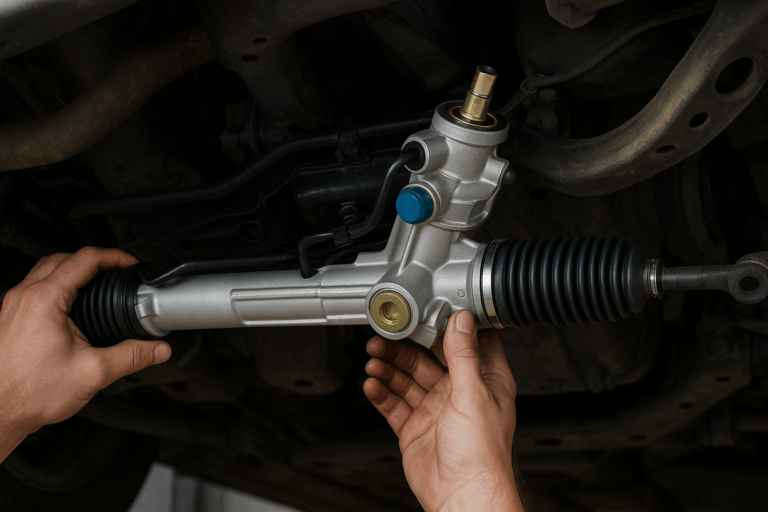 Cómo cambiar la dirección asistida en tu coche 3 Proceso de montar dirección asistida en vehículo.