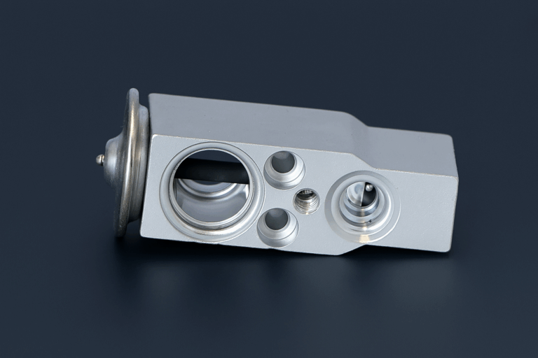 Guía para detectar fallos en la válvula de expansión del aire acondicionado del coche 1 Válvula de expansión aire acondicionado para control de refrigerante.