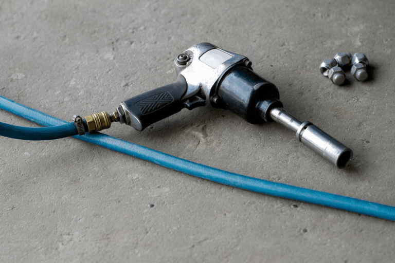 Guia de Seleção: A Chave de Impacto a Bateria Ideal para a Sua Oficina 6 Chave de Impacto usada para apertar e soltar parafusos automotivos.