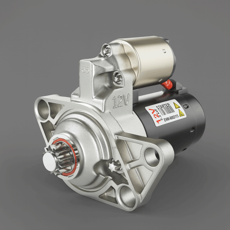 Guia profissional: Instalação e substituição do motor de arranque 24 Motor de arranque de automóvel em detalhe mecânico