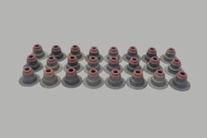 Válvula PCV de un motor con posibles fallos.