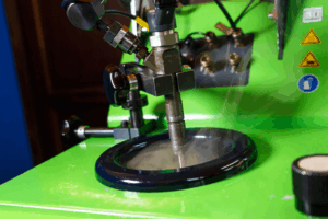 Extractor de Inyectores Diésel: Tipos, Uso y Criterios de Selección 4 Extractor de inyectores diésel en uso en taller mecánico.