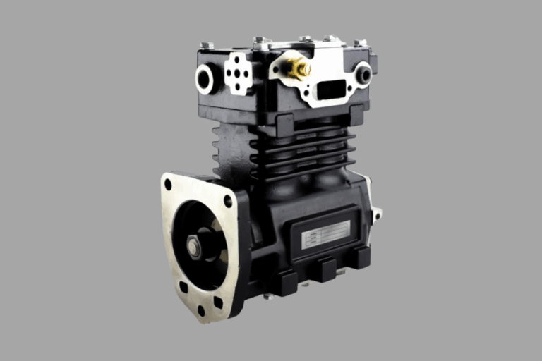 Compresor de aire de frenos que no carga correctamente.