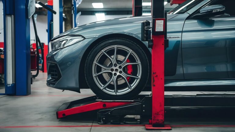 ROI de Equipamiento: Cómo Elegir un Elevador de Coches Rentable 6 diagnostico y configuracion de colapso convergencia equipo de alineacion de ruedas de automoviles en un puesto en una repa