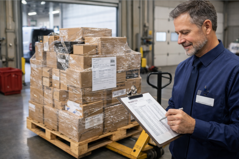 Empleado de concesionario gestionando piezas y vehículos obsoletos para generar liquidez.