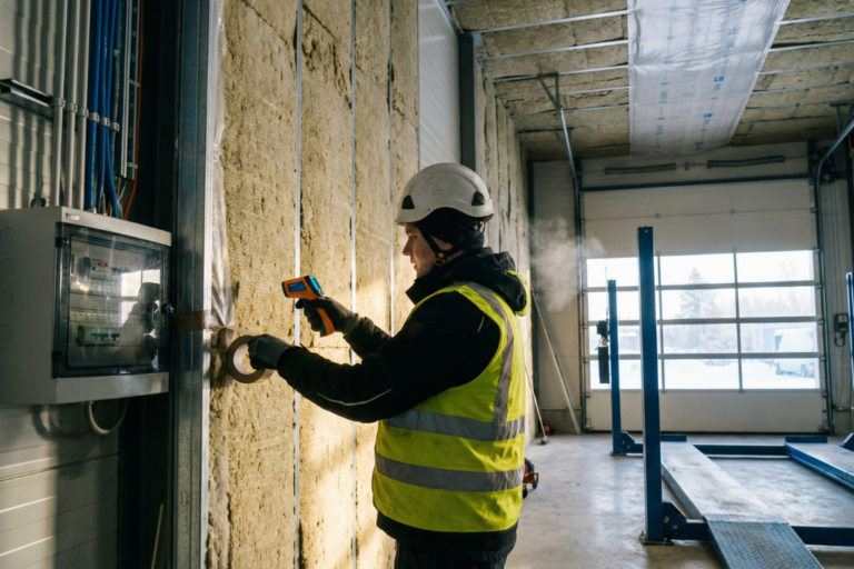 Réduire la facture énergétique : isolation thermique de l'atelier 2 Atelier automobile avec isolation thermique pour réduire la consommation énergétique.