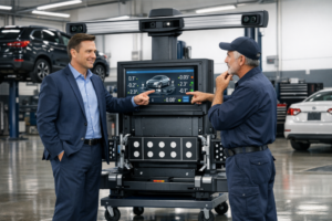 Taller mostrando herramientas esenciales y su uso para optimizar reparaciones y rentabilidad.