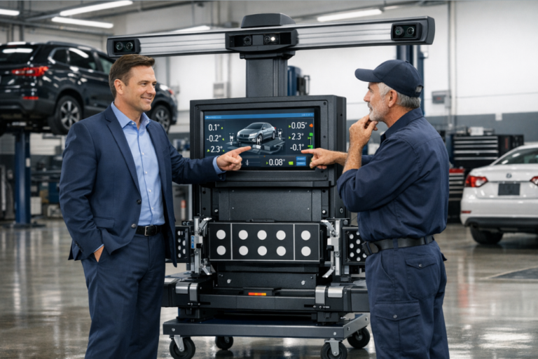 Rentabilidad del Taller: Guía de Inversión en Herramientas Esenciales 6 Taller mostrando herramientas esenciales y su uso para optimizar reparaciones y rentabilidad.