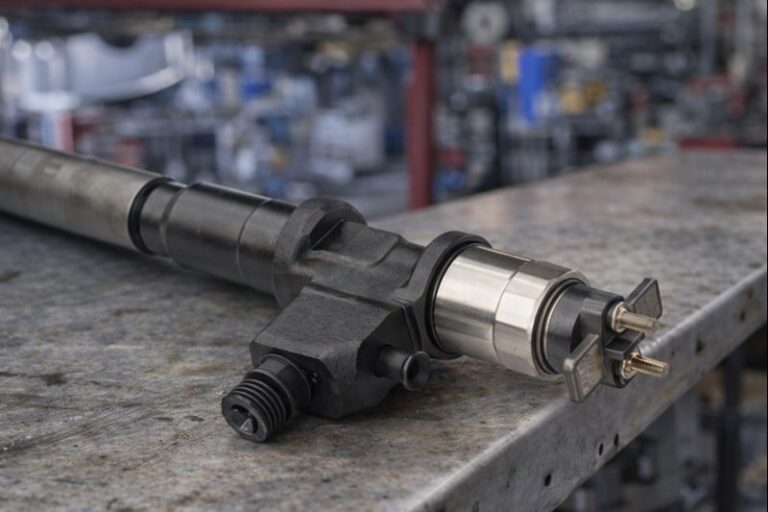 Nettoyant injecteur : Efficacité et limites pour un usage professionnel 7 Technicien utilisant un nettoyant injecteur pour tester son efficacité sur un moteur.