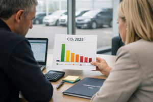 Moyenne CO2 2025 : écarts entre pools et constructeurs