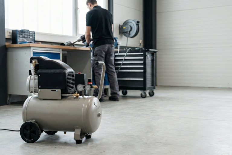Compressor de Ar Silencioso e 50L: Investimento em Produtividade e Ergonomia na Oficina