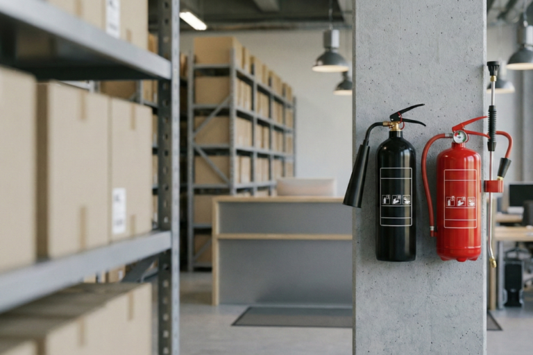 Extintores de Oficina: Tipos (CO2 vs Água), Legislação e Gestão de Risco