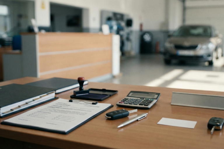 LSC: Claves de Responsabilidad del Administrador en Talleres y Concesionarios 8 Administrador revisando documentación legal y normativa aplicable a talleres y concesionarios.