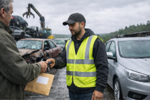 Campagne institutionnelle annonçant la réactivation du Plan Renouvelle ton Véhicule en Galice avec aides financières et prime à la casse.