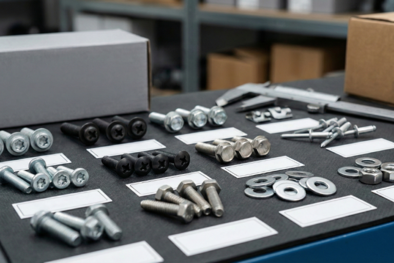 Tornillería de Carrocería: Tipos, Materiales y Referencias Cruzadas OEM-IAM 3 Técnico del taller revisando tornillería de carrocería, comparando tipos, materiales y referencias OEM e IAM.