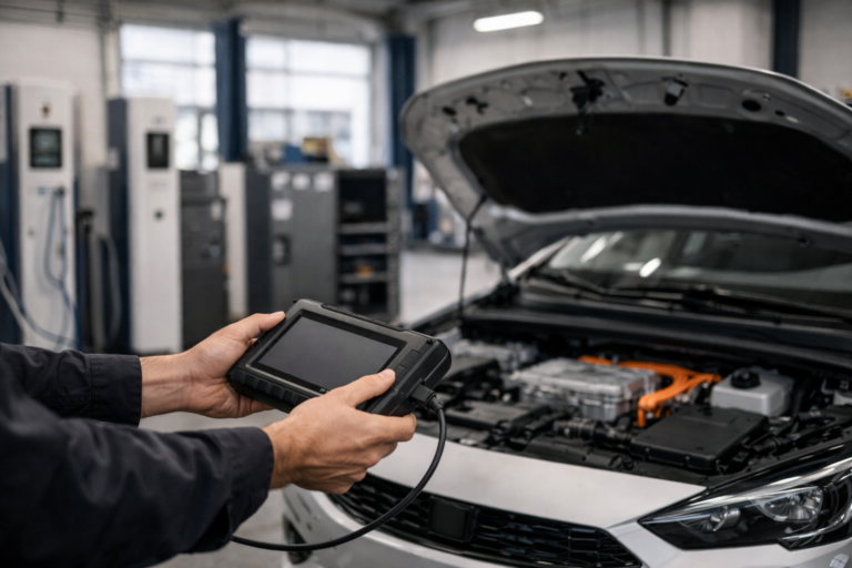 Après-vente : diagnostic sur véhicule électrifié