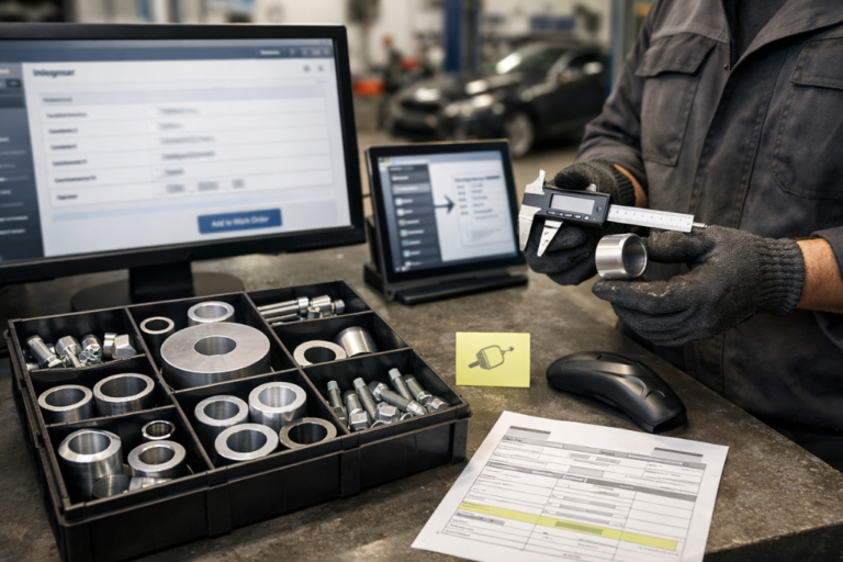 Intégration du catalogue des entretoises dans les systèmes de gestion atelier.