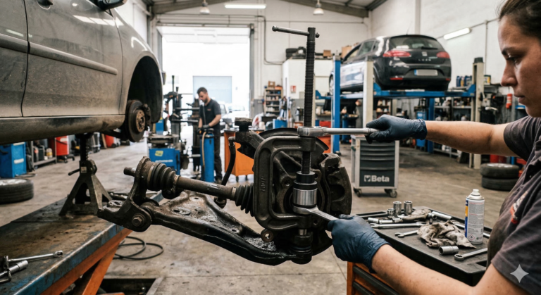 Rotule de suspension : sécurité et précision du montage