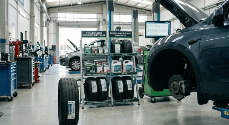 Fluidos térmicos y neumáticos específicos para vehículos eléctricos: la posventa adapta su catálogo a los nuevos requisitos técnicos