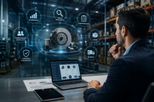 A selecção rigorosa de uma plataforma B2B de peças automóvel garante conformidade europeia, integração ERP eficiente e rastreabilidade em toda a cadeia de abastecimento.