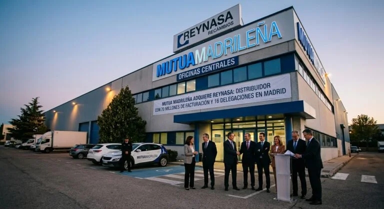 Mutua Madrileña adquire a Reynasa, distribuidora com 70 milhões de faturação e 16 delegações em Madrid