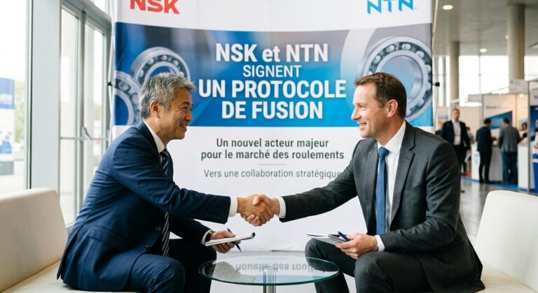 NSK et NTN signent un protocole de fusion : ce que cela change pour le marché des roulements