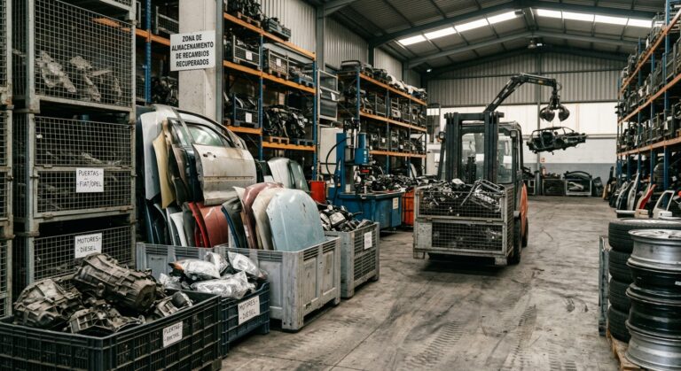Economía circular en automoción: Stellantis y Solera refuerzan el papel del desguace en la cadena de recambios