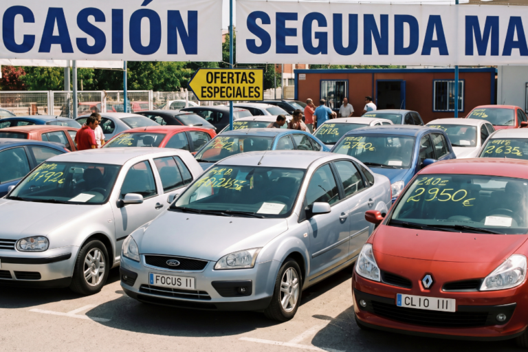 Coches de ocasión de +10 años bajan un 4% en 2026